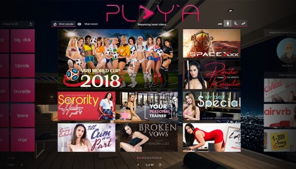 VR Bangers Launches Play'a Virtual Reality App