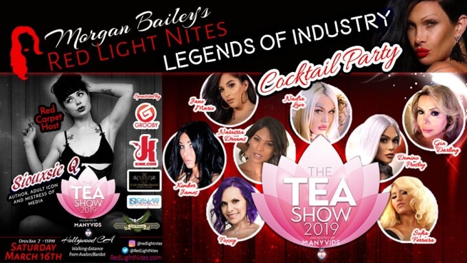 Morgan Bailey to Host 'Legends' Cocktail Party for 2019 TEAs