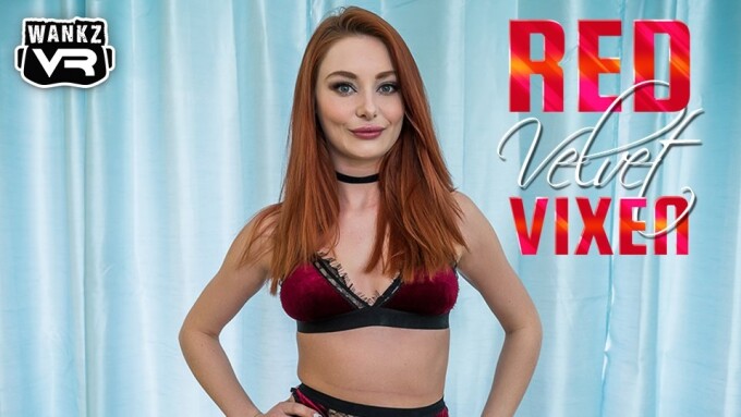 Lacy Lennon Makes WankzVR Debut in 'Red Velvet Vixen'