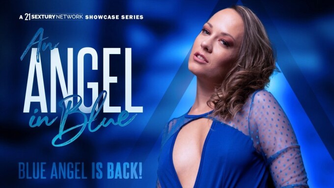 Euro Star Blue Angel Returns with Adult Time's 'Angel in Blue'
