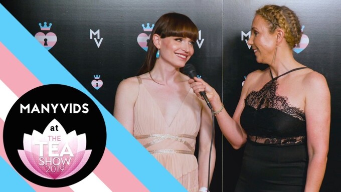 ManyVids Releases TEA Show Red Carpet Video