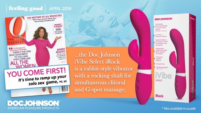 Doc Johnson's iRock Featured in 'O: The Oprah Magazine'