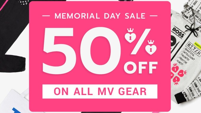 ManyVids Holds MV Gear Memorial Day Sale