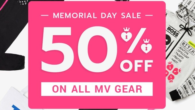 ManyVids Holds MV Gear Memorial Day Sale