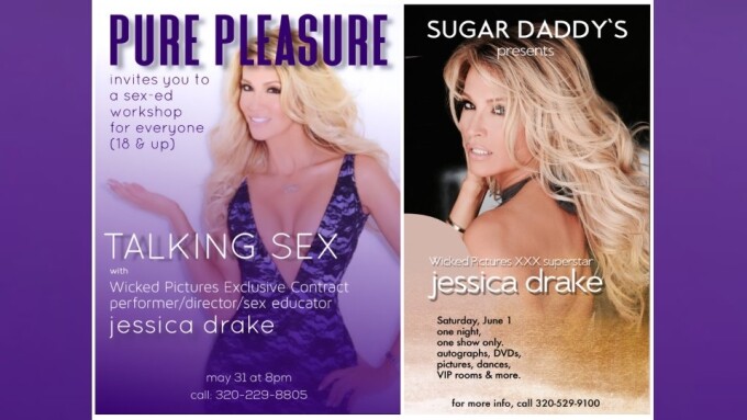Jessica Drake to Teach, Feature in Twin Cities This Weekend