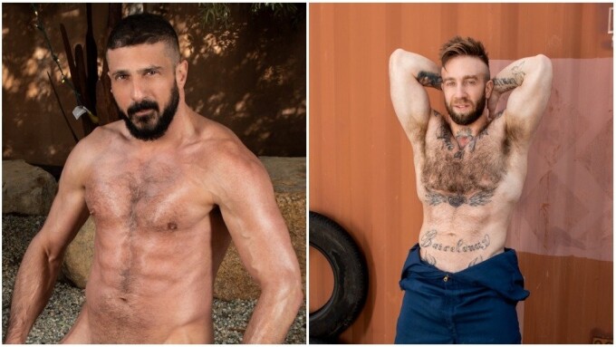 Raging Stallion Teases Debut of Blue Collar, All-Male 'Haulin' Ass'