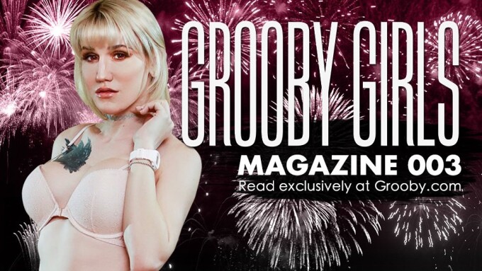 Lena Kelly Scores Cover of Free Digital Magazine 'Grooby Girls'