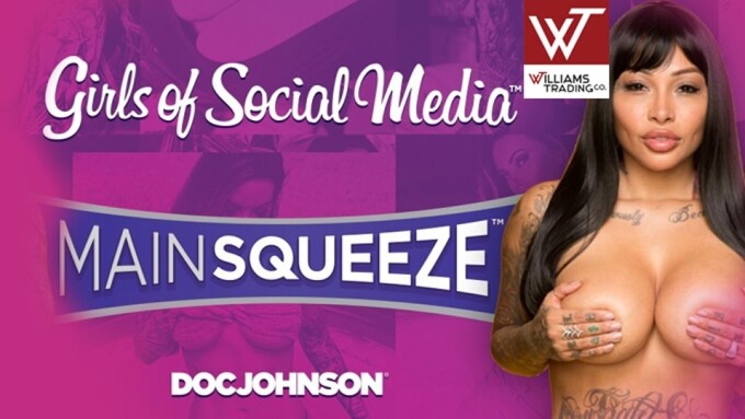Williams Trading Now Shipping Doc Johnson's 'Girls of Social Media' Line