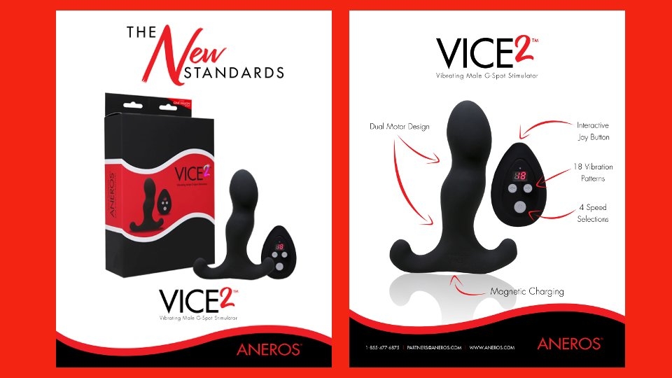 Aneros Now Shipping Vice 2 Prostate Massager