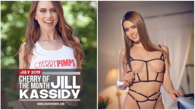 Cherry Pimps Names Jill Kassidy July 'Cherry of The Month'