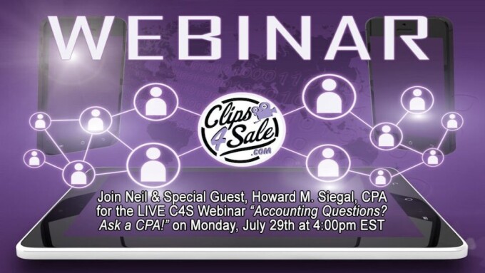 Clips4Sale Debuts Personal Finance Webinar Series for Producers, Models