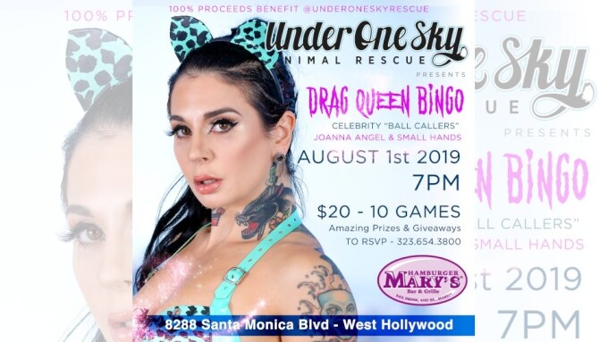 Joanna Angel Hosts Drag Queen Bingo Animal Rescue Fundraiser