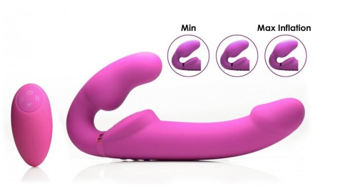 XR Brands Unveils Remote Control Inflatable Vibrating Strapless Strap-On