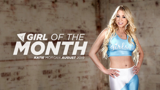 Katie Morgan is Girlsway's 'Girl of the Month' for August