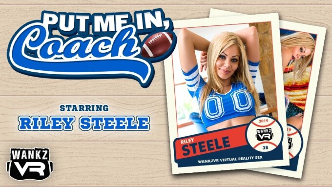 Riley Steele Makes a Sporty WankzVR Debut in 'Put Me In, Coach!'
