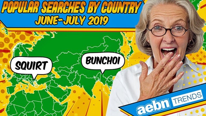 AEBN Reveals Popular Searches by Country for June, July