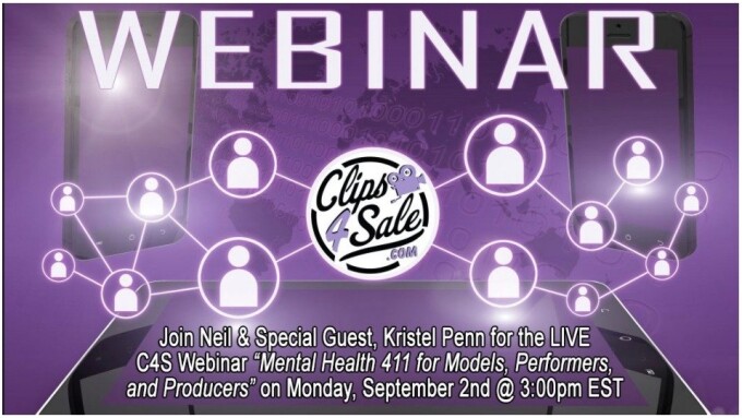 Kristel Penn, Clips4Sale Partner on Mental Health Webinar