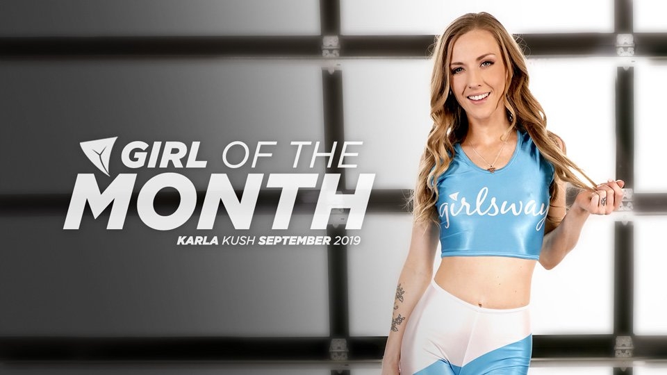 Karla Kush is Girlsway's 'Girl of the Month' for August