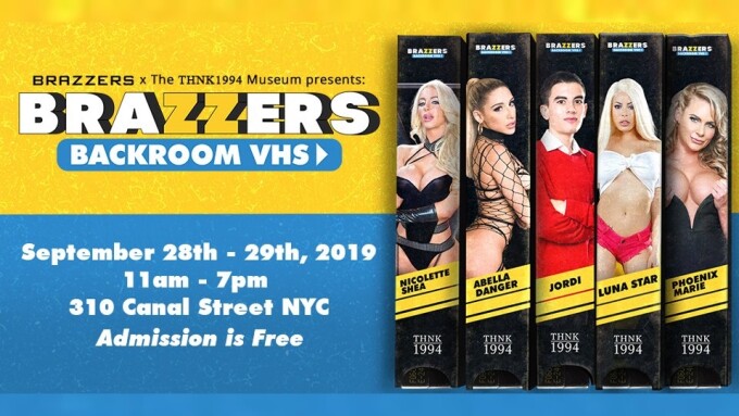 Brazzers Enters 'Time-Traveling Art Exhibit' in 'Backroom VHS'