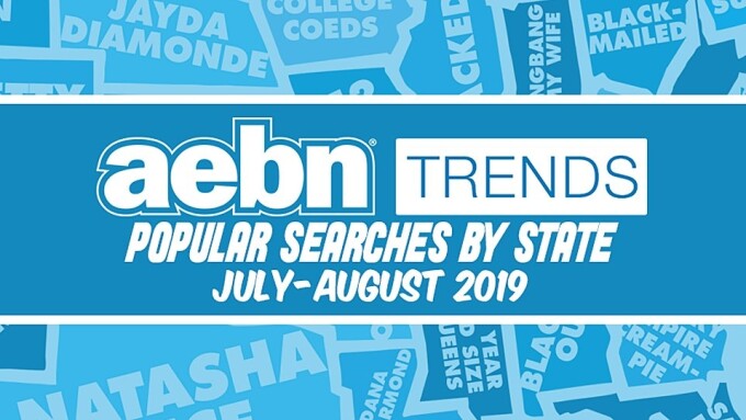 AEBN Reveals Popular Searches by State for July, August