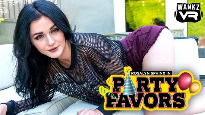 Rosalyn Sphinx Returns to WankzVR for Some 'Party Favors'