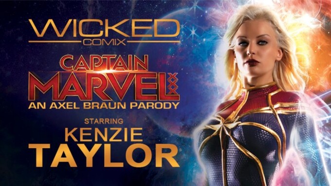 Axel Braun Unveils Trailer for Wicked's 'Captain Marvel XXX'
