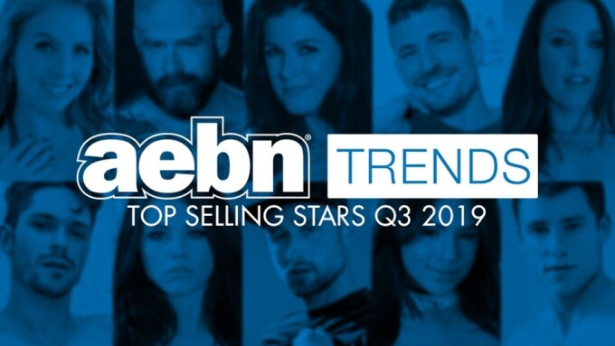 AEBN Reveals Q3's Top Gay, Straight Adult Stars