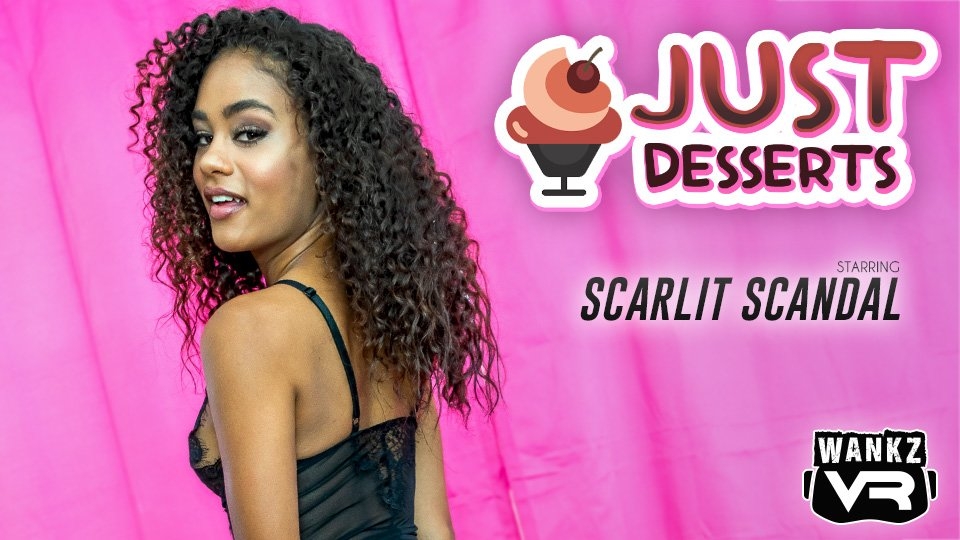 Scarlit Scandal Serves Up Something Sweet for WankzVR's 'Just Desserts'