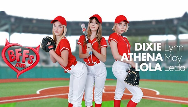 Dixie Lynn, Athena May, Lola Leda Play Ball in 'Home Run Hotties'