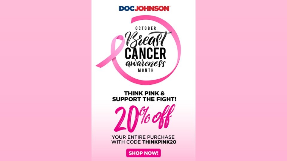 Doc Johnson Promo Sale Today Touts Breast Cancer Awareness