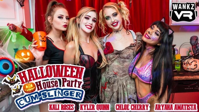 WankzVR Releases Group Sex Special, 'Halloween House Party'