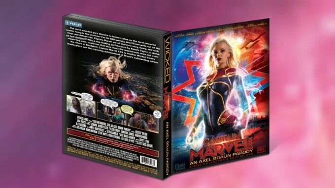 Wicked's 'Captain Marvel XXX: An Axel Braun Parody' Flies Into DVD