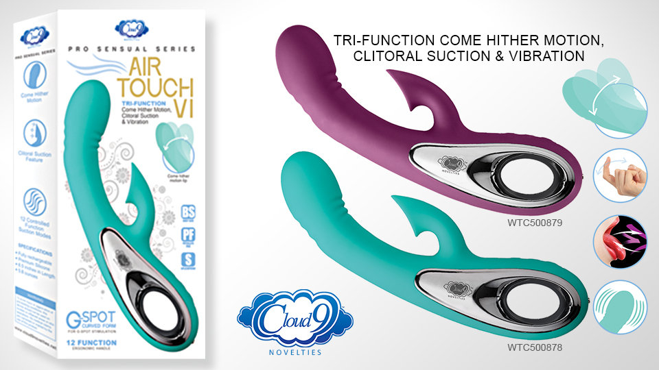Cloud 9 Novelties Launches New Tri-Function Air Touch Rabbit