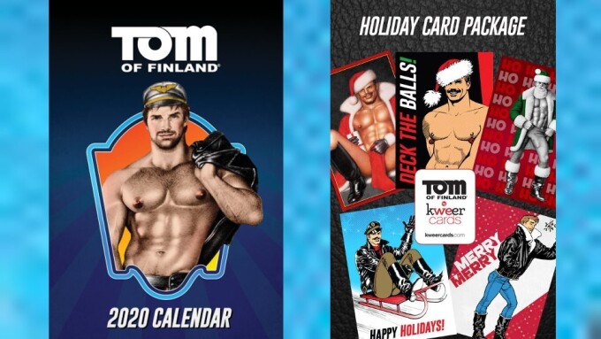 Kweer Cards Touts Tom of Finland Holiday Cards, 2020 Calendar