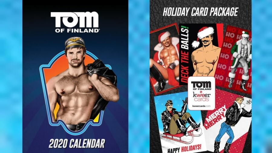 kweer-cards-touts-tom-of-finland-holiday-cards-2020-calendar-xbiz