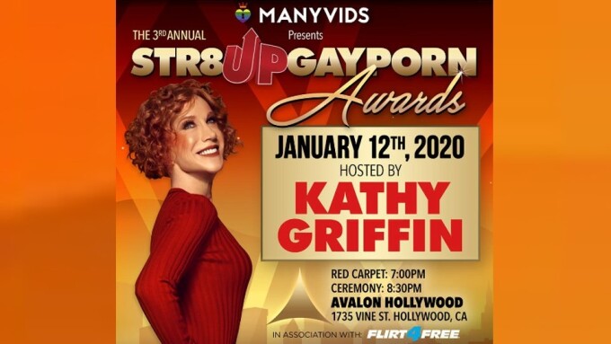 Kathy Griffin to Host 3rd Annual Str8UpGayPorn Awards