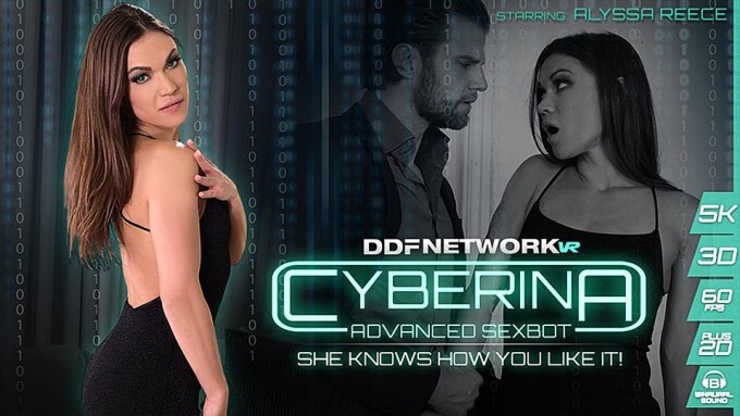 Alyssa Reece Is 'Advanced Sexbot' in Newest DDFNetwork VR Scene
