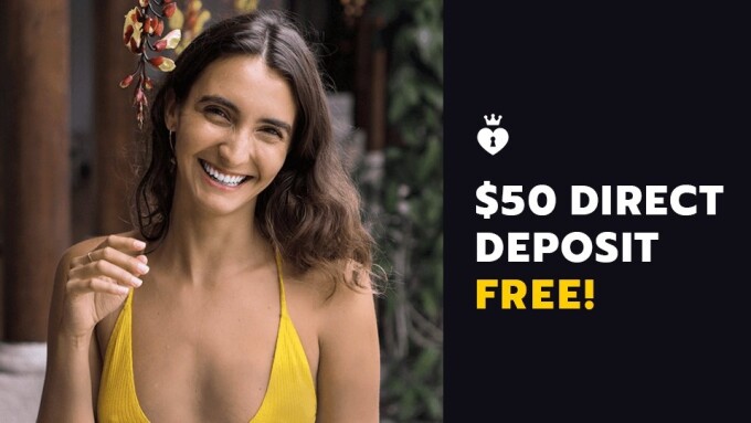 ManyVids Offers Direct Deposits, Free With $50 Minimum Payouts
