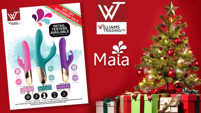 Williams Trading Adds Maia Toys Line in Time for December Sale