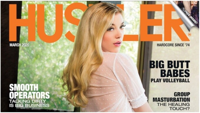 Anny Aurora is Hustler's March 'Cover Honey'