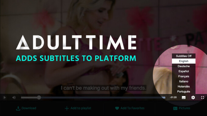 Adult Time Adds Subtitles, Closed Captioning Options