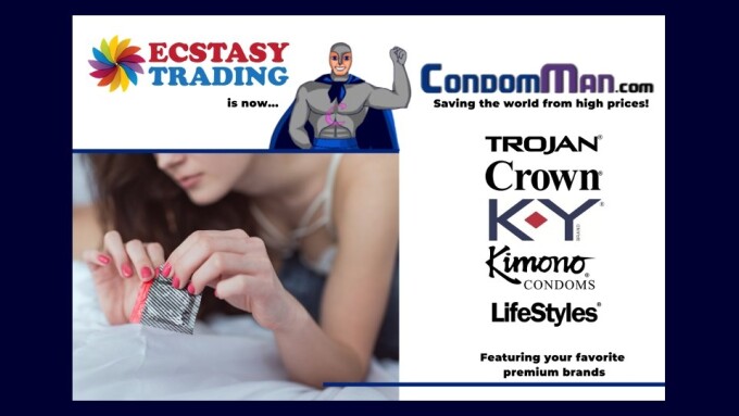Distributor Ecstasy Trading Rebrands as CondomMan