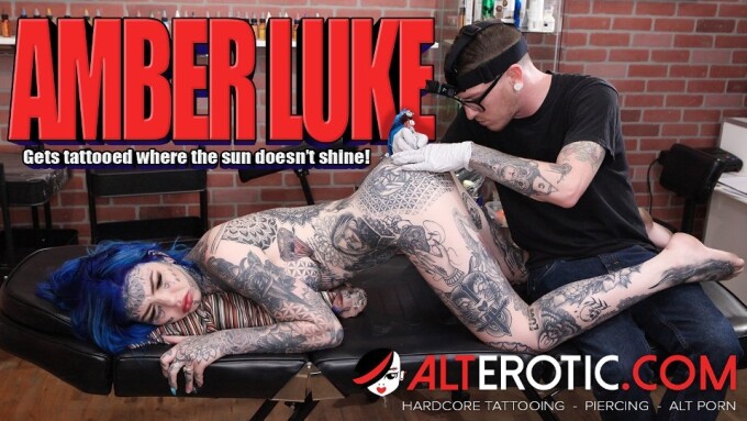 Amber Luke Has Her Butthole Tattooed for AltErotic