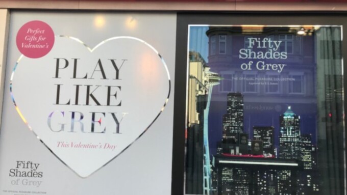 Lovehoney Debuts New 'Fifty Shades' Window Display