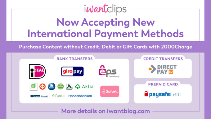 iWantClips Touts Wider Array of E.U. Payment Options