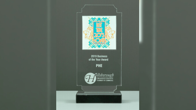 Adam & Eve Parent Company PHE Named Business of the Year by Hillsborough Chamber of Commerce