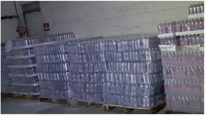 Little Darlings Las Vegas Donates 30K Cases of Bottled Water