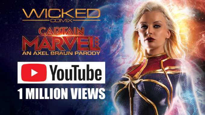Wicked's 'Captain Marvel XXX' Trailer Cracks 1M YouTube Views