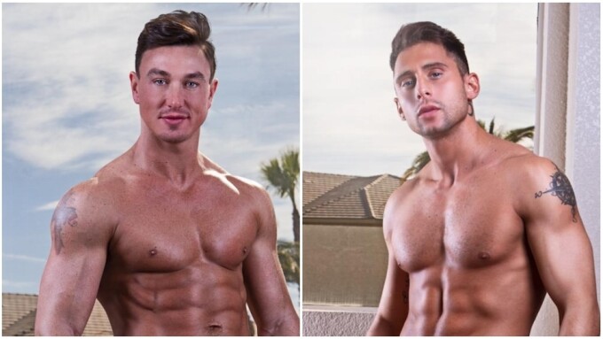 Cade Maddox, Jarret Moon Are 'Bare' for NakedSword Originals