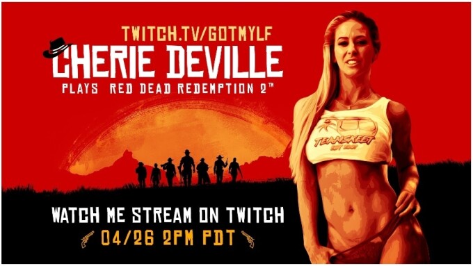 Cherie DeVille to Play 'Red Dead Redemption 2' on MYLF Twitch Stream Sunday